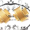 1 Pair Vintage Style Simple Style Geometric 304 Stainless Steel 18K Gold Plated Ear Studs
