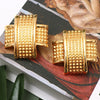 1 Pair Vintage Style Simple Style Geometric 304 Stainless Steel 18K Gold Plated Ear Studs