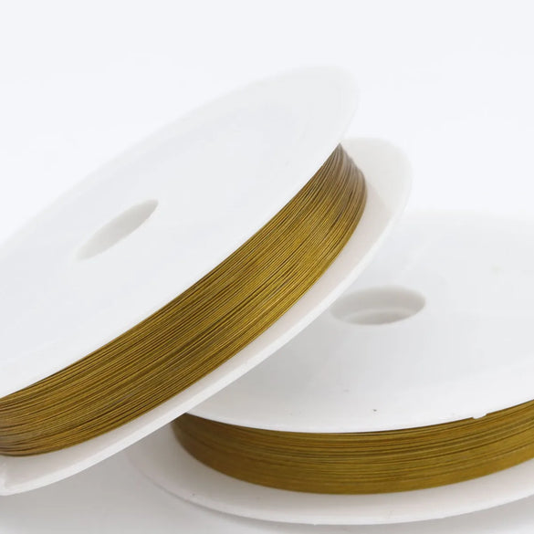 1 Piece 0.25mm 0.3mm 0.45mm 304 Stainless Steel Solid Color Polished Steel Wire