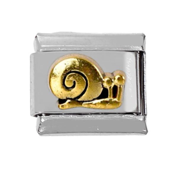 1 Piece 1*0.9CM 304 Stainless Steel Animal Italian Charms