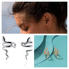 1 Piece 1 Pair IG Style Snake Plating Metal Ear Cuffs