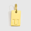 1 Piece 10*6mm 304 Stainless Steel 14K Gold Plated Letter Pendant