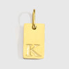 1 Piece 10*6mm 304 Stainless Steel 14K Gold Plated Letter Pendant