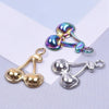 1 Piece 11 * 14mm 304 Stainless Steel 18K Gold Plated Cherry Pendant