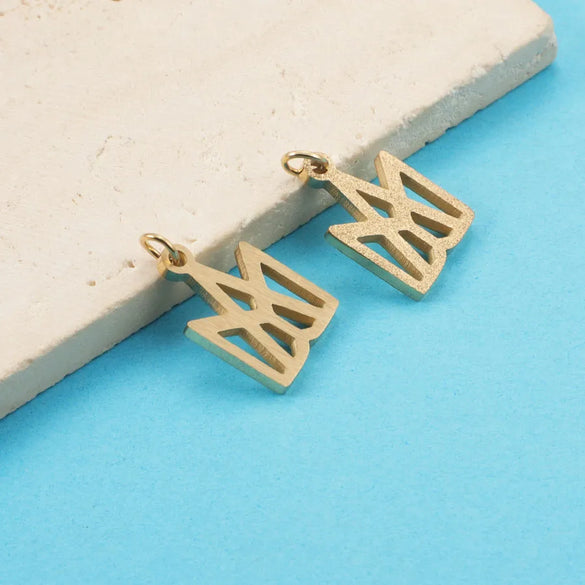 1 Piece 13*19mm 304 Stainless Steel Geometric Customization Laser Engraving Pendant