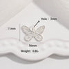 1 Piece 16*11mm Sterling Silver Silver Plated Butterfly Pendant