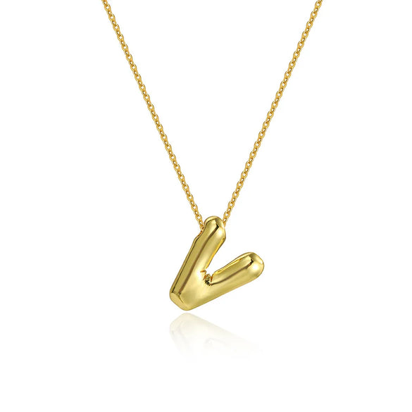 1 Piece 17 * 20mm Copper Letter Polished Pendant