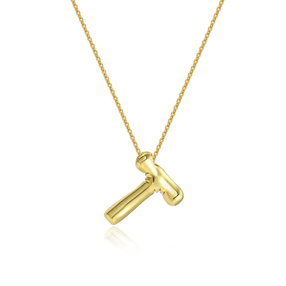 1 Piece 17 * 20mm Copper Letter Polished Pendant