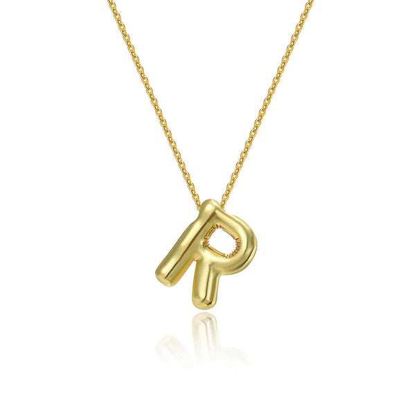 1 Piece 17 * 20mm Copper Letter Polished Pendant