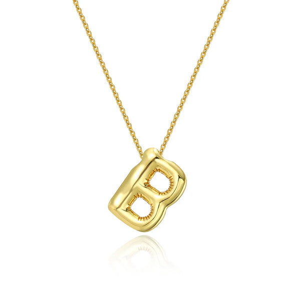 1 Piece 17 * 20mm Copper Letter Polished Pendant