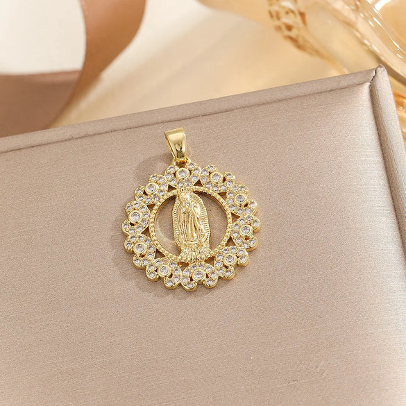 1 Piece 19*27mm 20*26mm 27*37mm Copper Zircon Human Pendant Chain