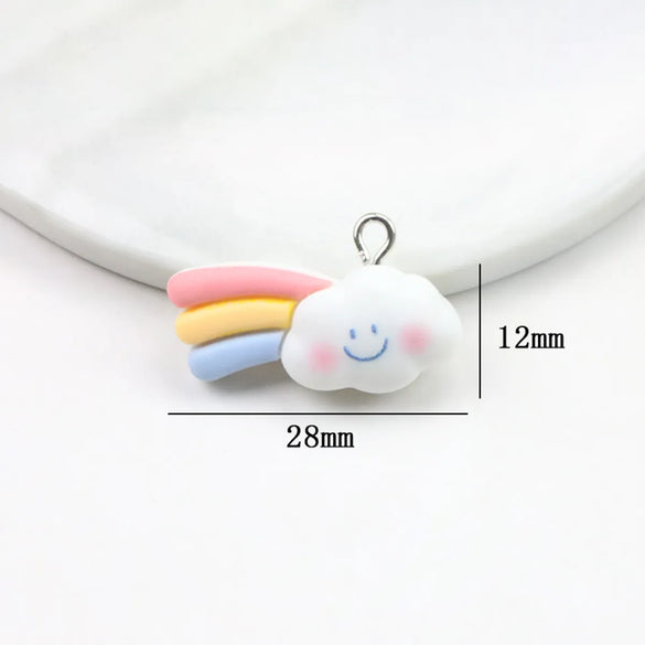 1 Piece 20 * 22mm 21 * 23mm 26 * 15mm Resin Animal Star Flower Polished Pendant