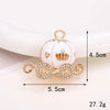 1 Piece 25*35mm 30*35mm 40*35mm Zinc Alloy Rhinestones Scissors Animal Car Polished DIY Accessories