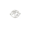 1 Piece 27*22mm 304 Stainless Steel 18K Gold Plated Map Customization Laser Engraving Pendant