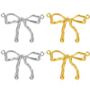 1 Piece 28*20mm 28*42mm 33*29mm 304 Stainless Steel 18K Gold Plated Bow Knot Polished Pendant