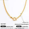 1 Piece 304 Stainless Steel 18K Gold Plated Paperclip Chain Cable Chain Snake Chain Polished 40-45cm Jewelry Accessories Chain