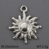 1 Piece 304 Stainless Steel 18K Gold Plated Sun Chain