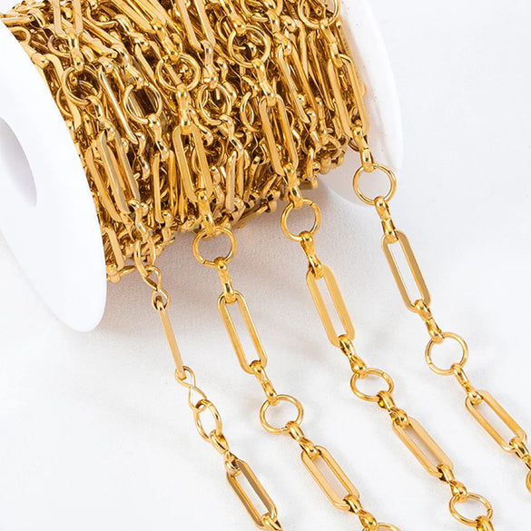 1 Piece 304 Stainless Steel 1M Jewelry Accessories Chain