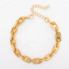 1 Piece 304 Stainless Steel Coffee Bean Chain Paperclip Chain Bracelets Chain Casual Geometric