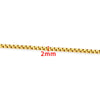 1 Piece 304 Stainless Steel Coffee Bean Chain Round Pearl Chain Cable Chain Jewelry Accessories