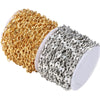 1 Piece 304 Stainless Steel Coffee Bean Chain Round Pearl Chain Cable Chain Jewelry Accessories