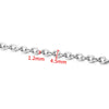 1 Piece 304 Stainless Steel Coffee Bean Chain Round Pearl Chain Cable Chain Jewelry Accessories