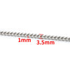 1 Piece 304 Stainless Steel Coffee Bean Chain Round Pearl Chain Cable Chain Jewelry Accessories