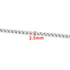 1 Piece 304 Stainless Steel Coffee Bean Chain Round Pearl Chain Cable Chain Jewelry Accessories