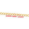 1 Piece 304 Stainless Steel Coffee Bean Chain Round Pearl Chain Cable Chain Jewelry Accessories