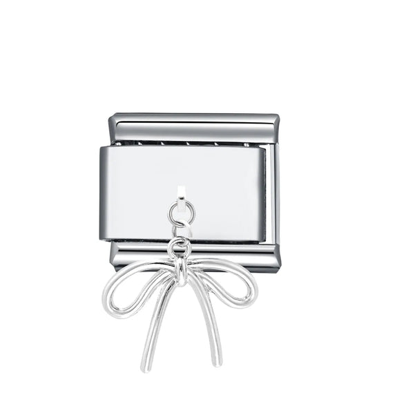 1 Piece 304 Stainless Steel Geometric Italian Charms