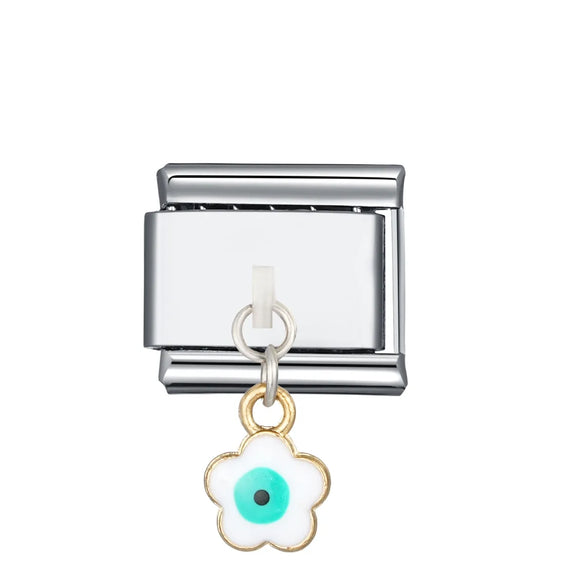 1 Piece 304 Stainless Steel Geometric Italian Charms