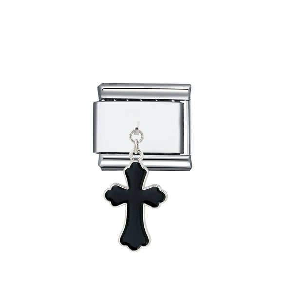 1 Piece 304 Stainless Steel Geometric Italian Charms