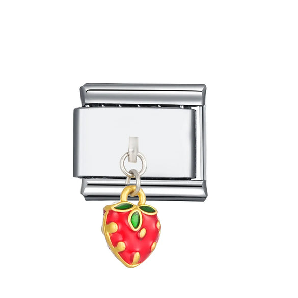 1 Piece 304 Stainless Steel Geometric Italian Charms