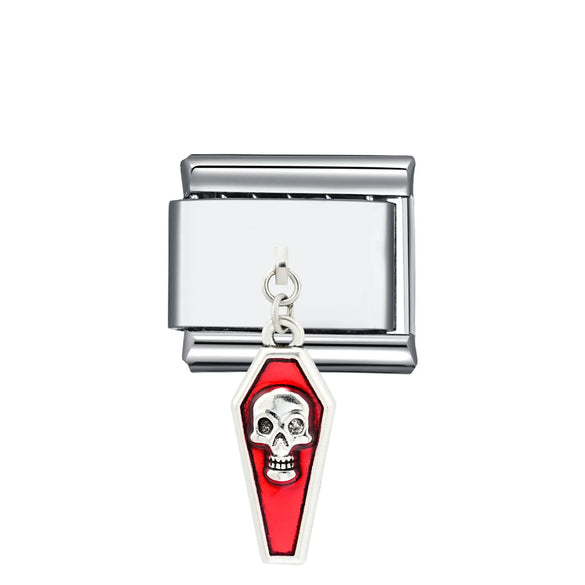 1 Piece 304 Stainless Steel Geometric Italian Charms