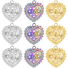 1 Piece 304 Stainless Steel Heart Shape Pendant