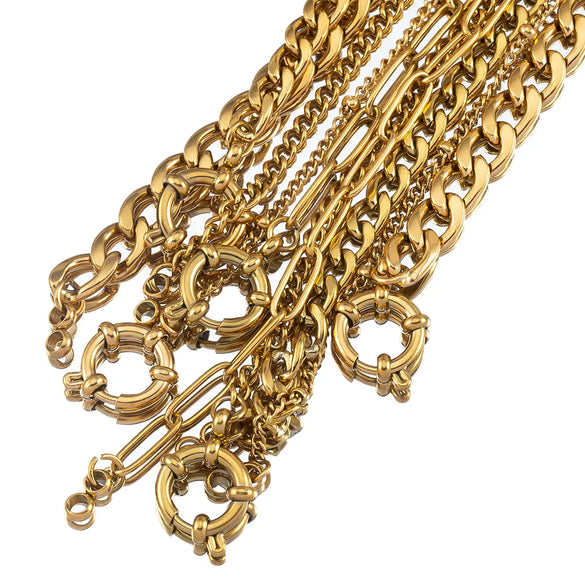 1 Piece 304 Stainless Steel Jewelry Accessories Chain