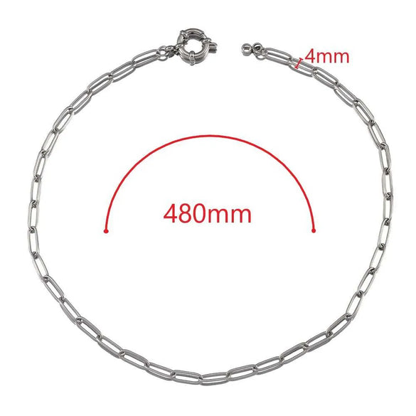 1 Piece 304 Stainless Steel Jewelry Accessories Chain