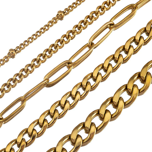 1 Piece 304 Stainless Steel Jewelry Accessories Chain