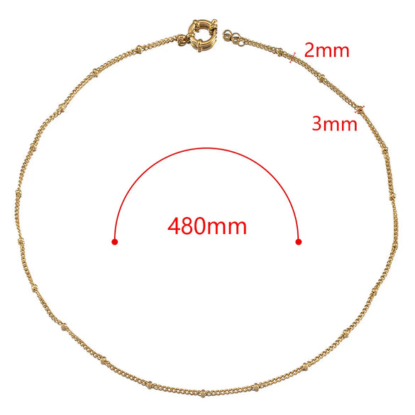 1 Piece 304 Stainless Steel Jewelry Accessories Chain