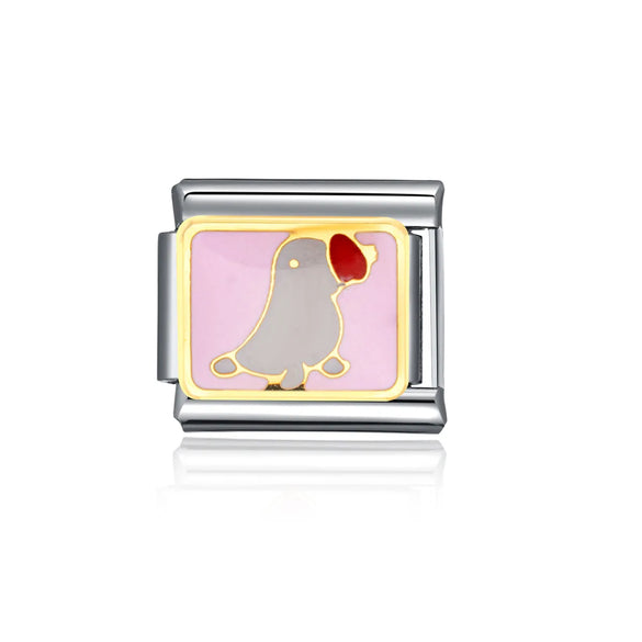 1 Piece 304 Stainless Steel Number Heart Shape Beads