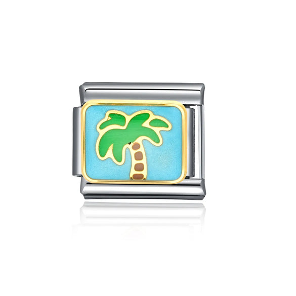 1 Piece 304 Stainless Steel Number Heart Shape Beads