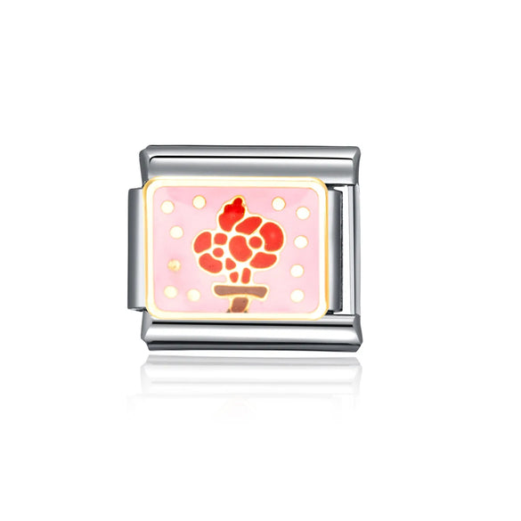 1 Piece 304 Stainless Steel Number Heart Shape Beads