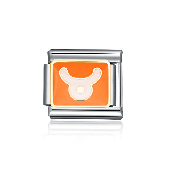 1 Piece 304 Stainless Steel Number Heart Shape Beads