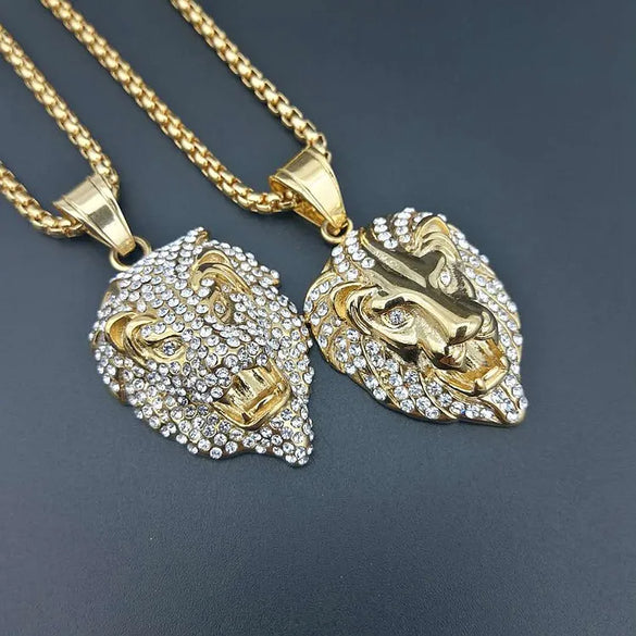 1 Piece 316 Stainless Steel  Lion Pendant