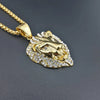 1 Piece 316 Stainless Steel  Lion Pendant