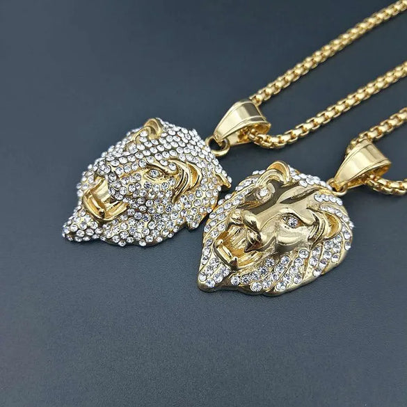 1 Piece 316 Stainless Steel  Lion Pendant