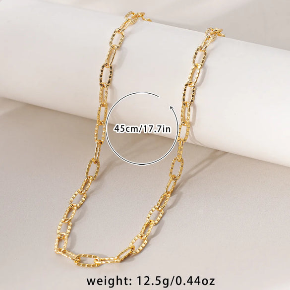 1 Piece 45cm Copper 18K Gold Plated Jewelry Accessories