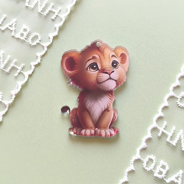 1 Piece 55*77mm Arylic Animal Cartoon Pendant