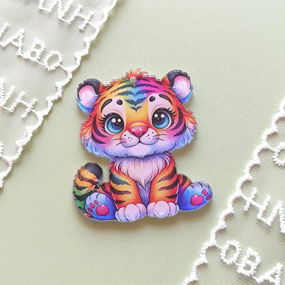 1 Piece 55*77mm Arylic Animal Cartoon Pendant