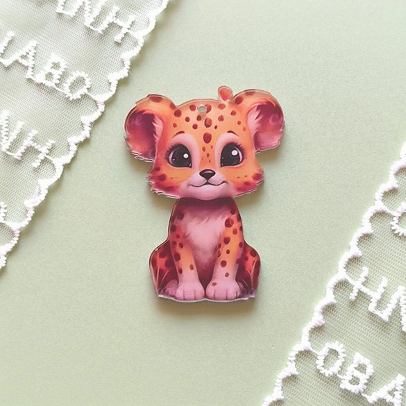 1 Piece 55*77mm Arylic Animal Cartoon Pendant
